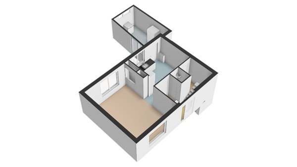 Floorplan - Ruiterstraat 3, 8315 AK Luttelgeest